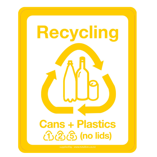 Recycling labels - 25 x 31 cm