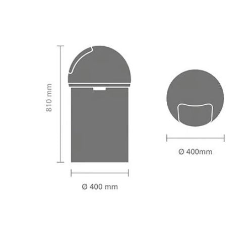 Brabantia 60 Litre Push Bin