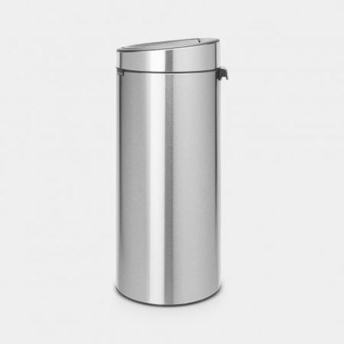 Brabantia 30 Litre Touch Bin Finger Print Proof Matt Steel