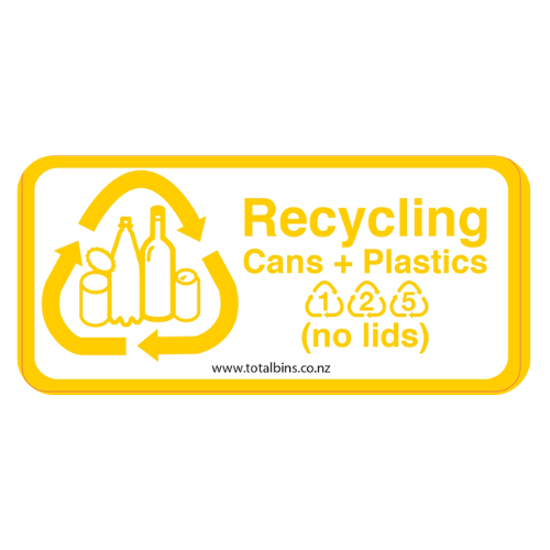 Recycling Labels - Wheelie Bin Lid