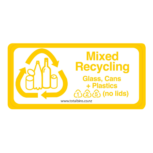 Recycling Labels - Wheelie Bin Lid