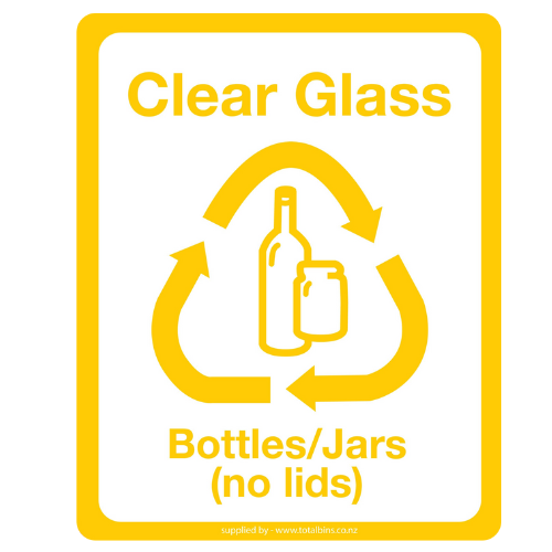 Recycling labels - 25 x 31 cm