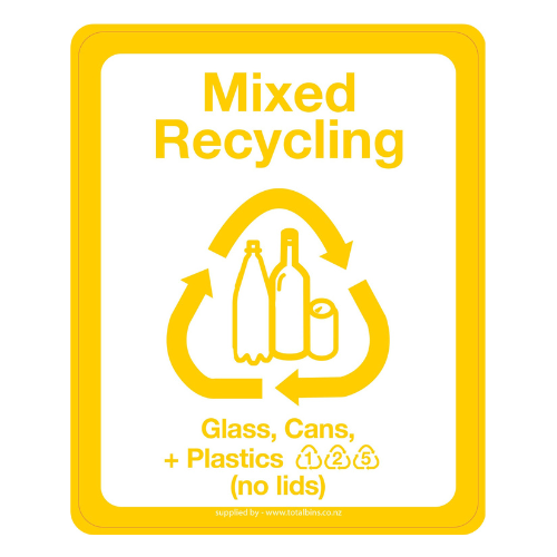 Recycling labels - 25 x 31 cm