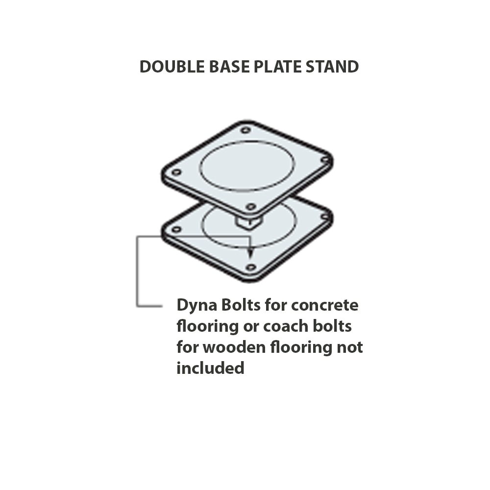 Classic bin - Inground Base Plate Dimensions