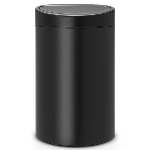 Brabantia 40 Litre Flatback Touch Bin matt black