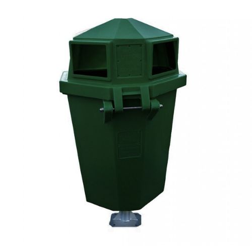 Parkside Bin 50 Litre Dark Green