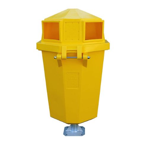 Parkside Bin 50 Litre Yellow