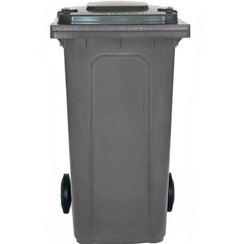 Wheelie Bin 240L grey base, green lid