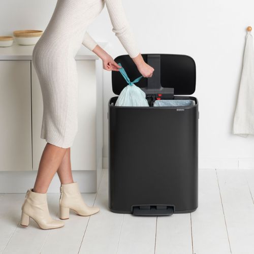 Brabantia Bo Pedal Bin Black