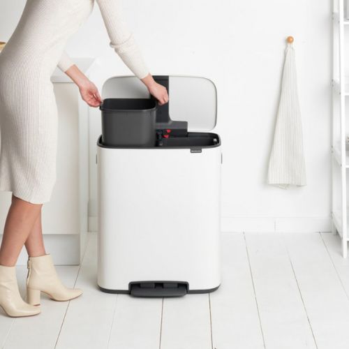 Brabantia Bo Pedal Bin White