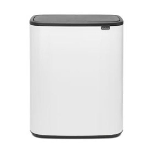 Brabantia Bo Touch Bin, 2x 30 Litre White