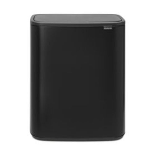 Brabantia Bo Touch Bin, 2x 30 Litre Black