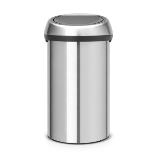 Brabantia 60 Litre Touch Bin Finger print proof matt steel