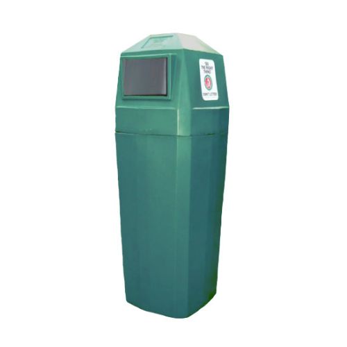 Cityside 100 Litre Outdoor Rubbish Bin Dark Green