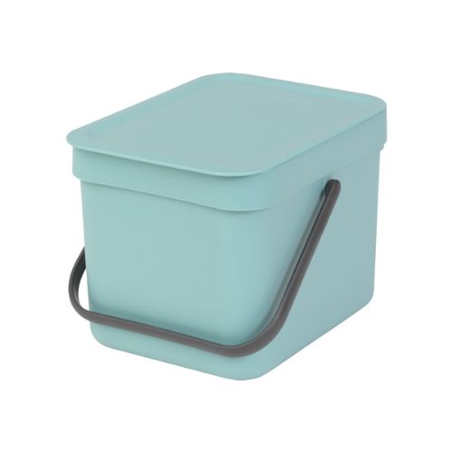 Brabantia Sort & Go 6 Litre Bin Mint Green