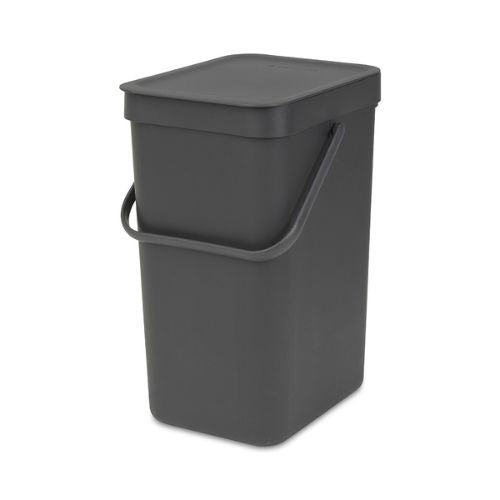 Brabantia Sort & Go 12 Litre Bin Grey