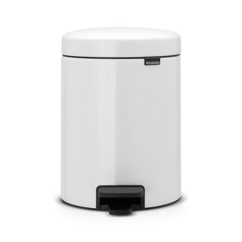 Brabantia 5 Litre newIcon Pedal Bin White