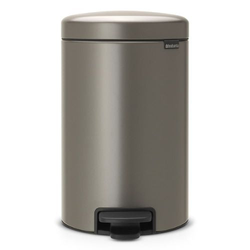 Brabantia 12 Litre newIcon Pedal Bin Platinum