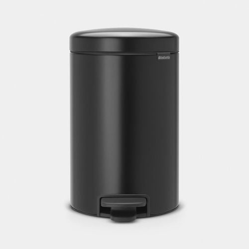 Brabantia 12 Litre newIcon Pedal Bin Matt Black