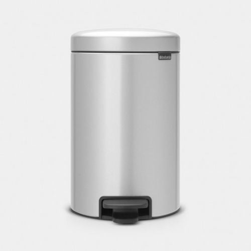 Brabantia 12 Litre newIcon Pedal Bin Metallic Grey