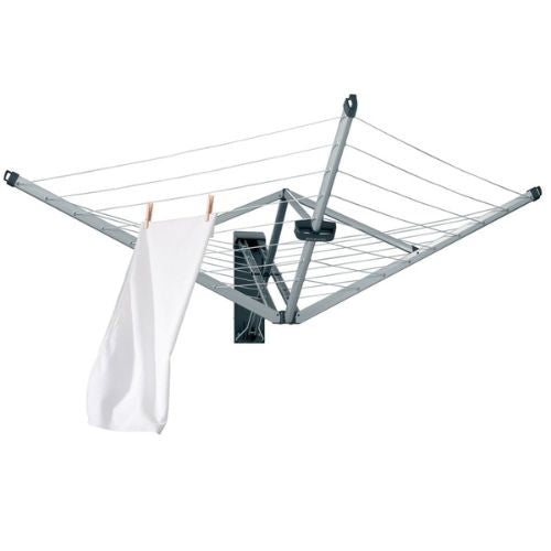 Brabantia Wallfix 24M clothesline with cover