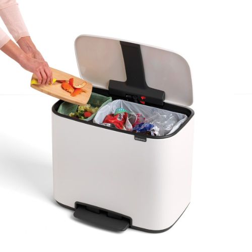 Brabantia Bo Pedal Bin White