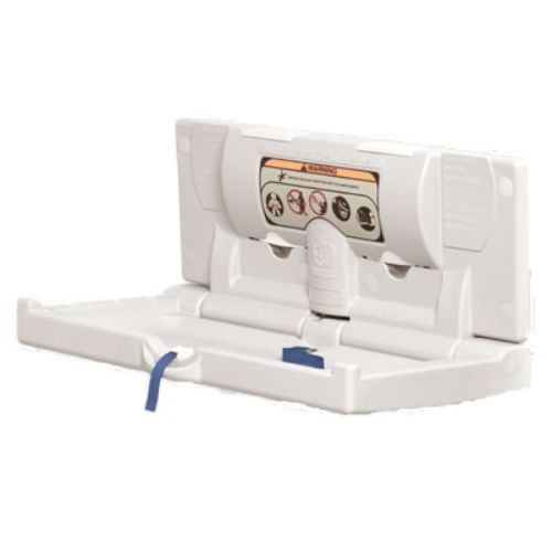 Wall mounted baby changing station - horizontal