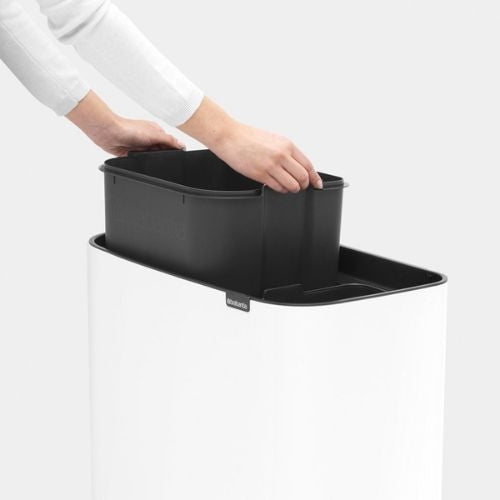 Brabantia Bo Touch Bin White bucket