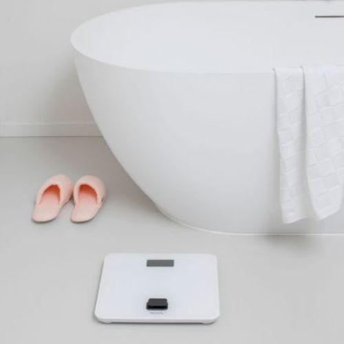 Brabantia battery free bathroom scales white