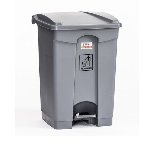 Heavy Duty Pedal Bin - 68 Litre grey