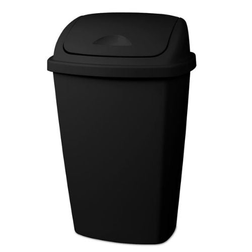 Dual Action Swing Top Trash Can