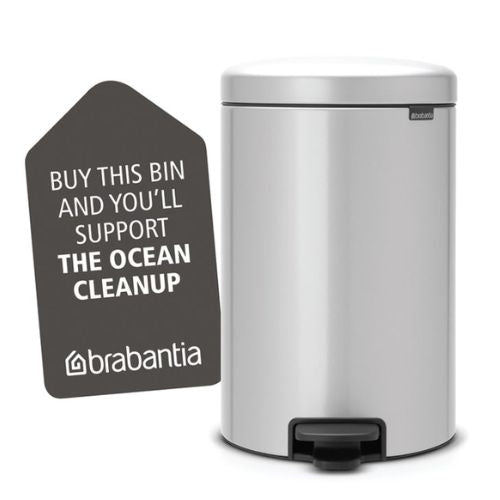 Brabantia 20 Litre Pedal Bin Matt Grey