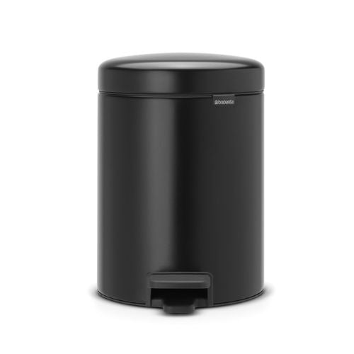 Brabantia 5 Litre newIcon Pedal Bin Matt black