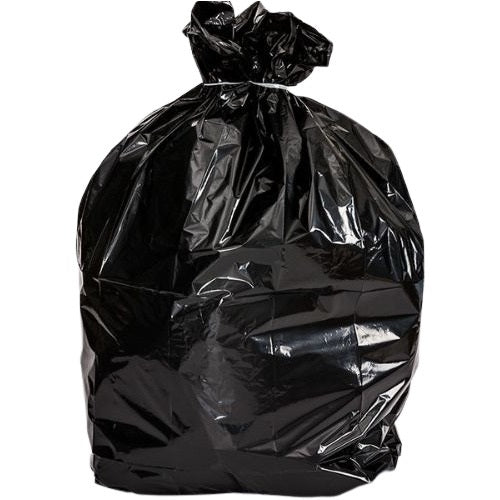 80 Litre black rubbish bags
