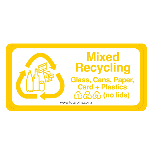 Recycling Labels - Wheelie Bin Lid