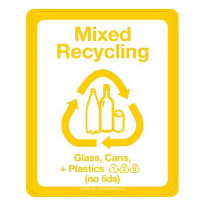 Recycling labels - 25 x 31 cm