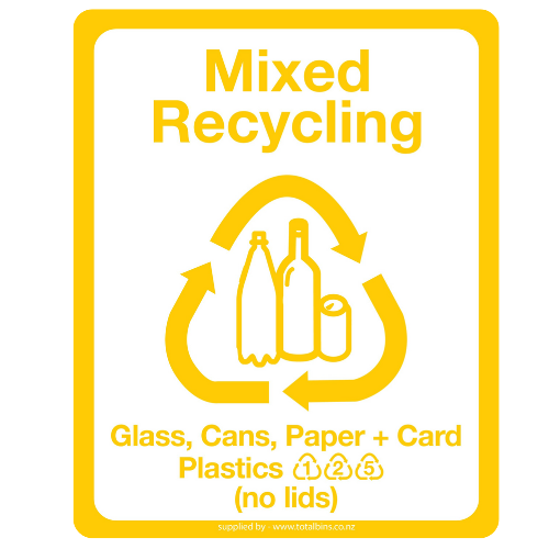 Recycling labels - 25 x 31 cm