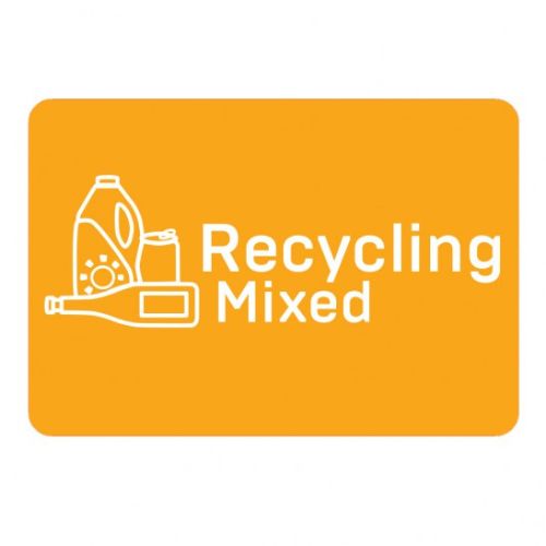Method Recycling Labels - Large Landscape Mixed Recycling