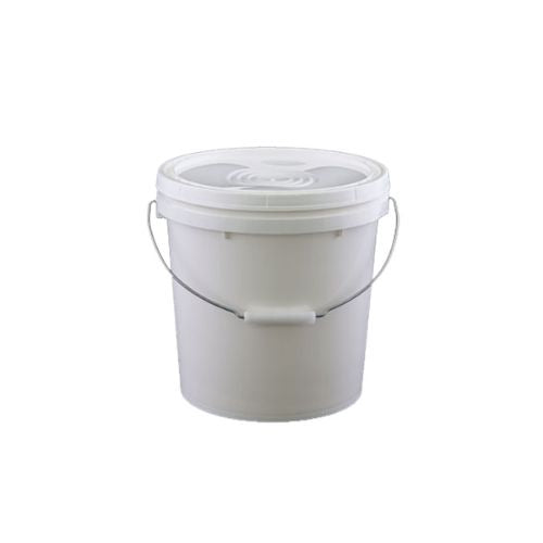 White plastic pail 10 Litre