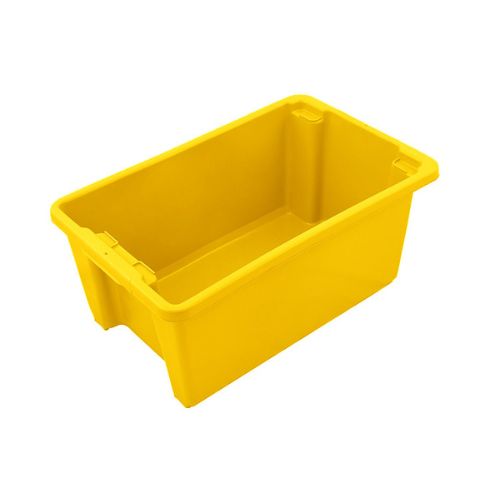 Stack and Nest Bins 52 Litre Yellow